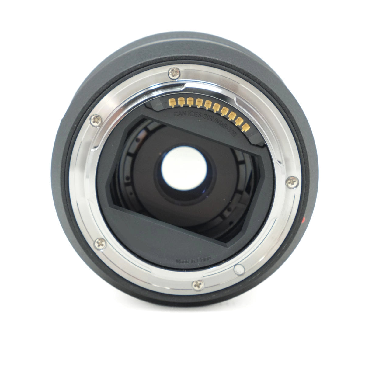 Camera lens on a white background