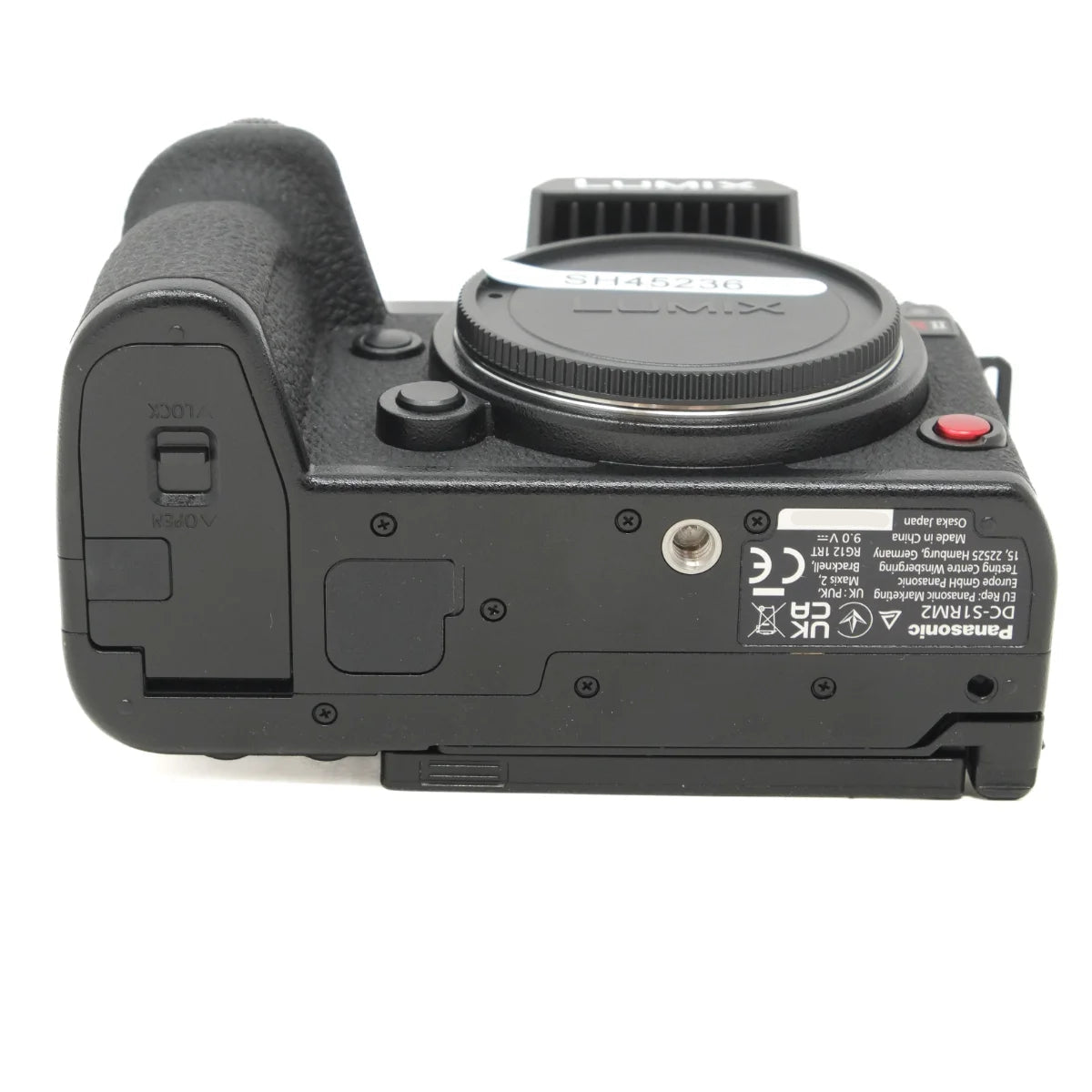 Used Panasonic S1R Mark II Camera body - bottom angle