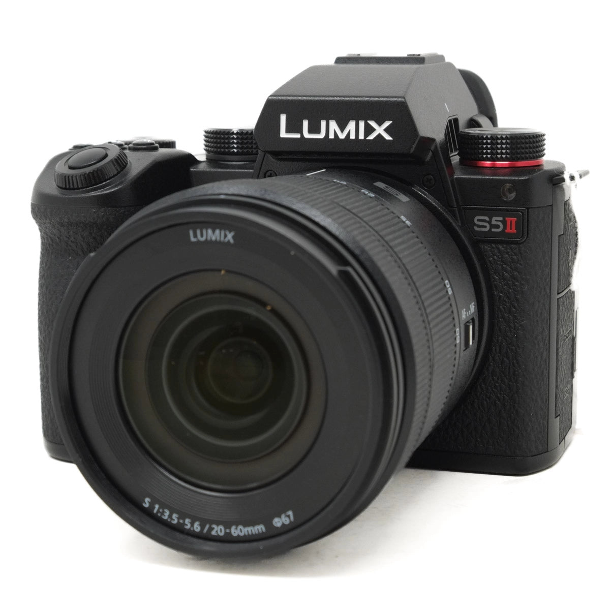 Panasonic Lumix camera on a white background
