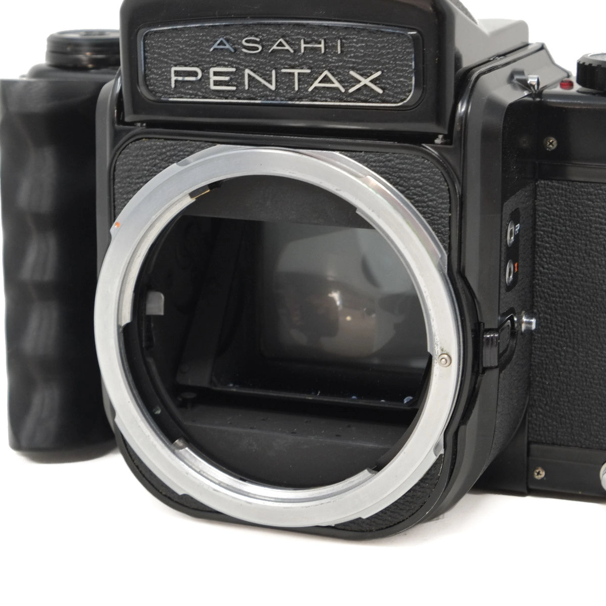 Vintage Asahi Pentax camera on a white background