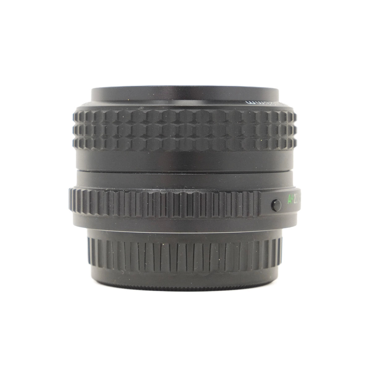 Used Pentax A 28mm F2.8 SMC wide angle lens - side angle