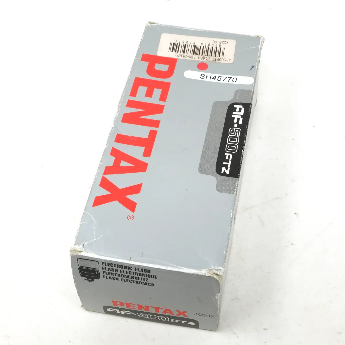 Used Pentax AF-500 FTZ Flash - original box
