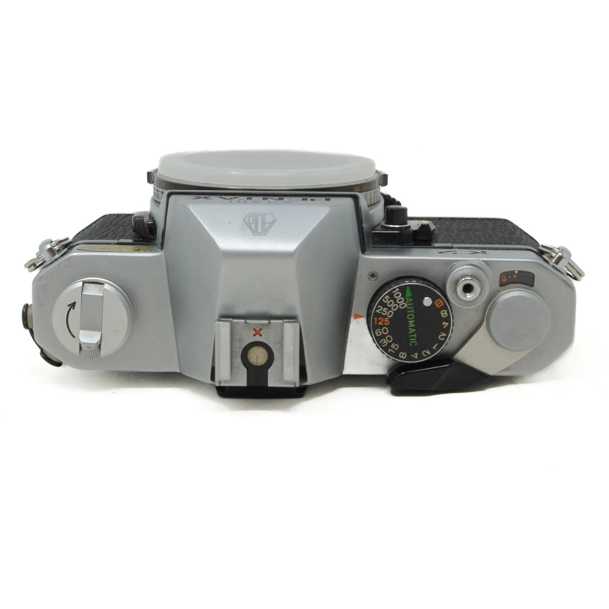 Vintage camera on a white background