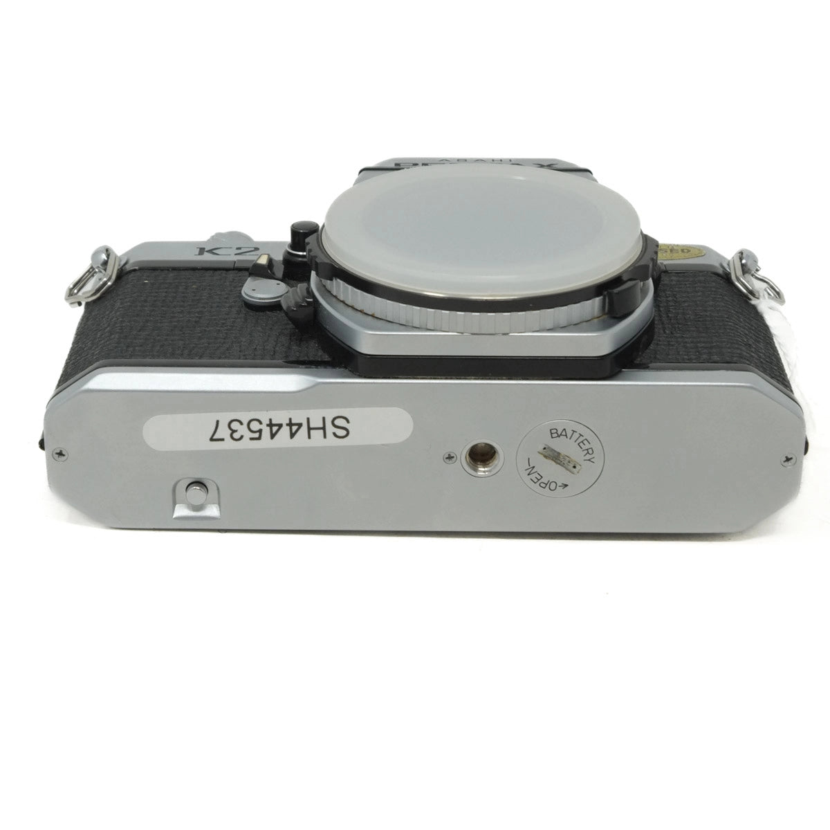 Used Pentax K2 Classic film camera - bottom angle