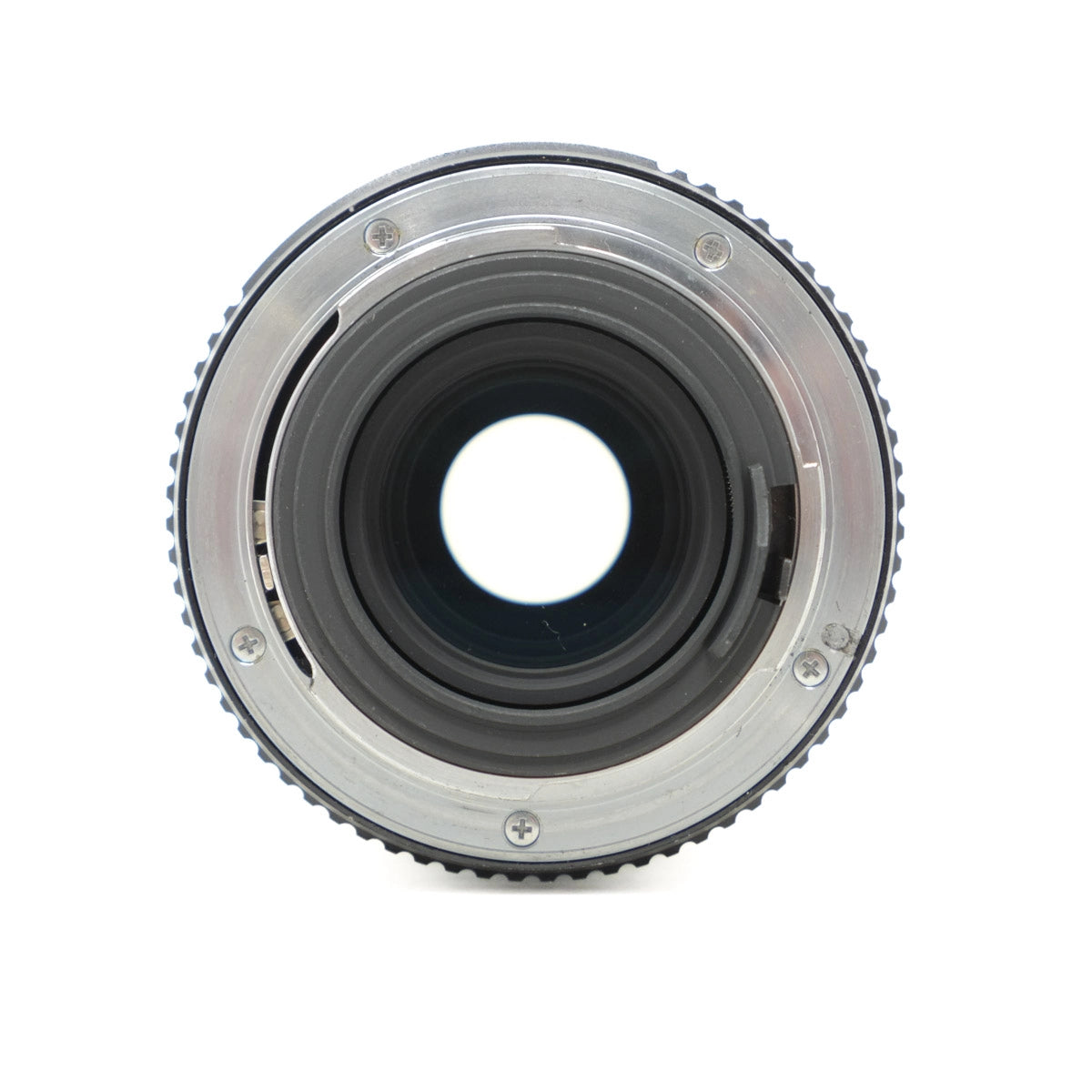 Camera lens on a white background