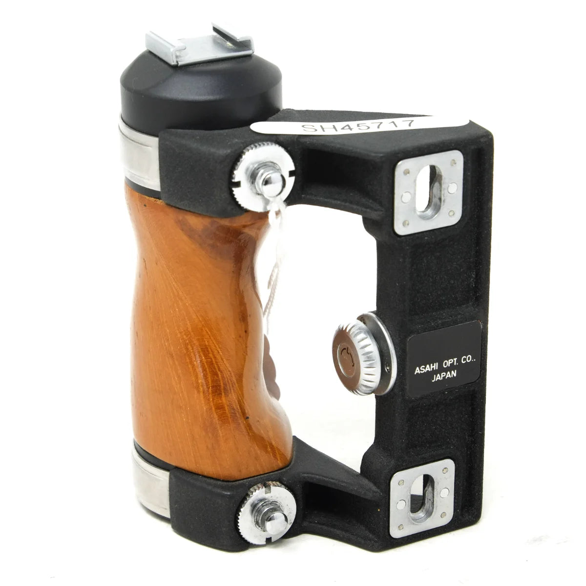 Used Pentax Wooden grip for 6x7 - front angle