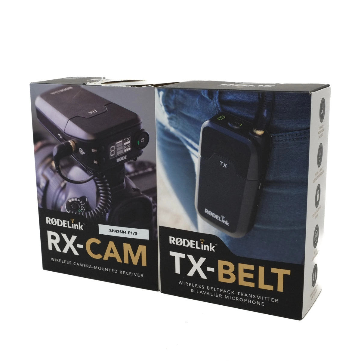 Used Rode Rodelink Rx-Cam + Tx-Belt Kit - Original boxes