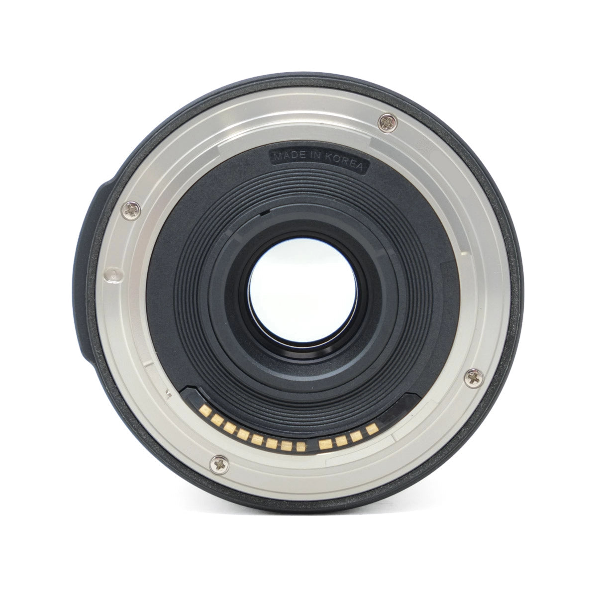 Camera lens on a white background