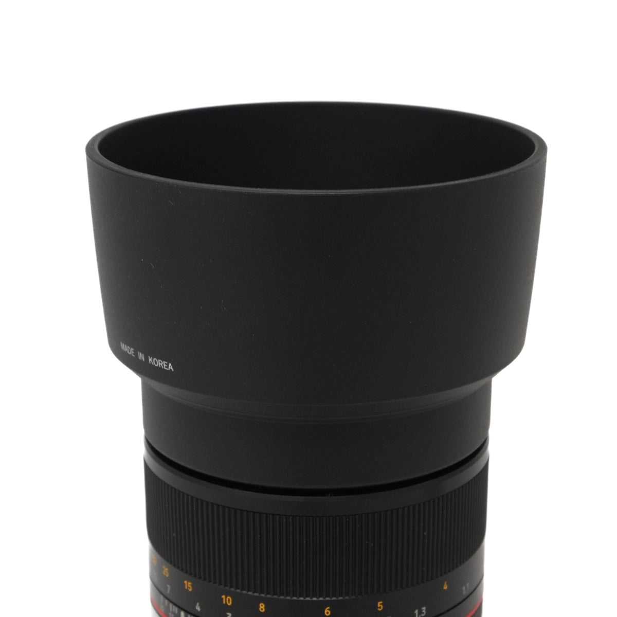 Used Samyang MF 85mm f1.4 Lens for Nikon Z Mount - Lens hood