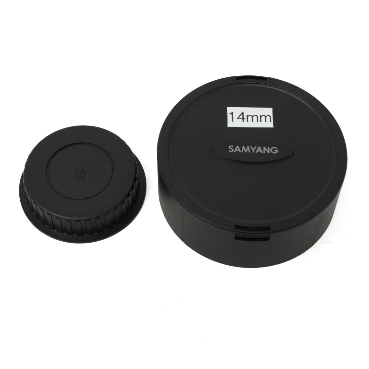 Used Samyang VDSLR UMC II Cine 5 Lens Kit + Case - Rear and front caps