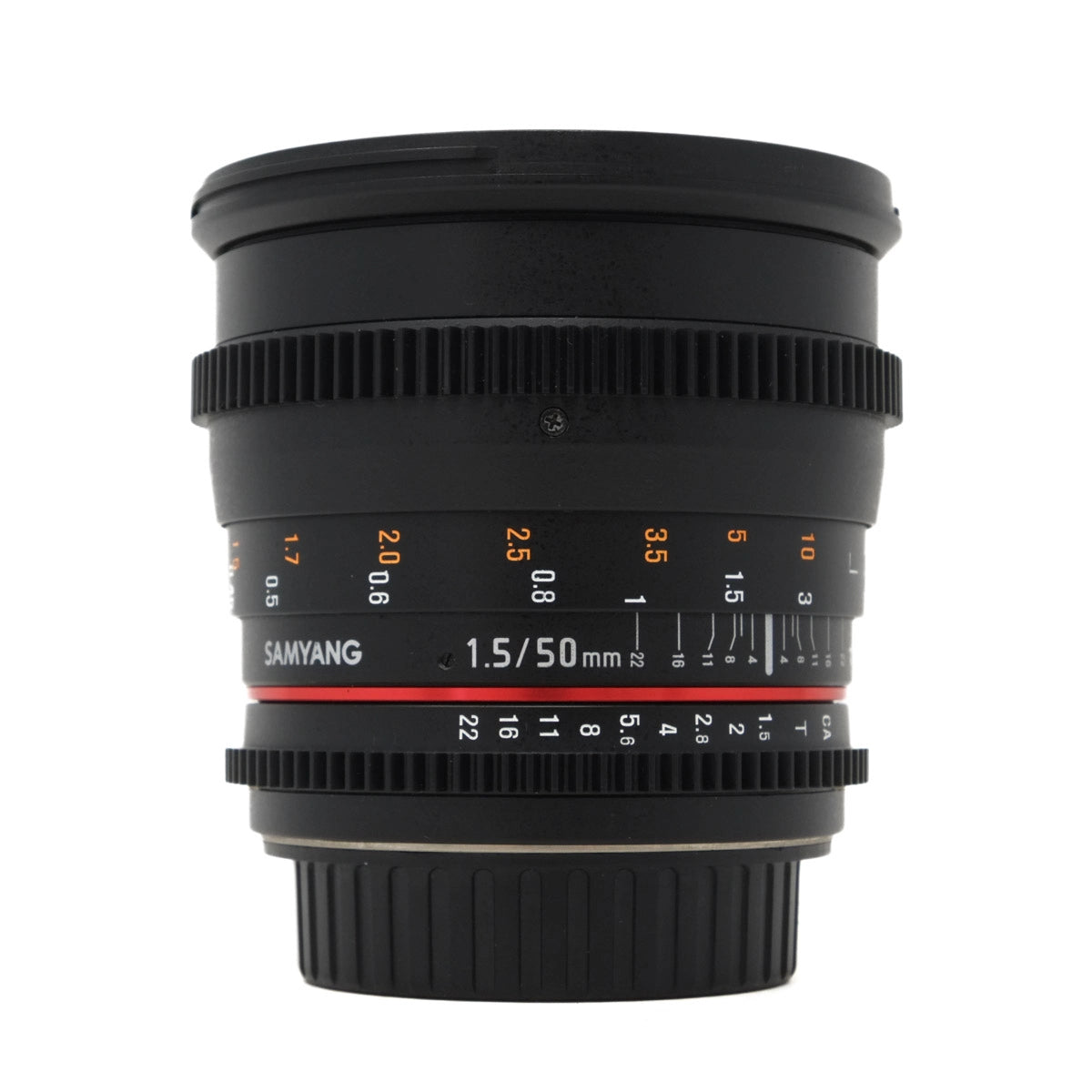 Used Samyang VDSLR UMC II Cine 5 Lens Kit + Case - Front angle