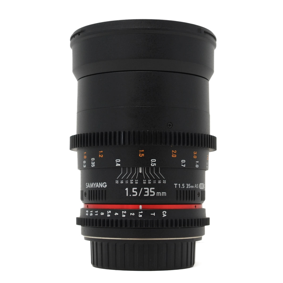 Used Samyang VDSLR UMC II Cine 5 Lens Kit + Case - Front angle