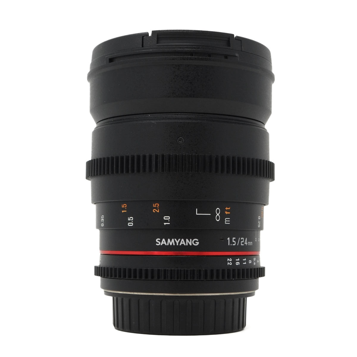 Used Samyang VDSLR UMC II Cine 5 Lens Kit + Case - Front angle