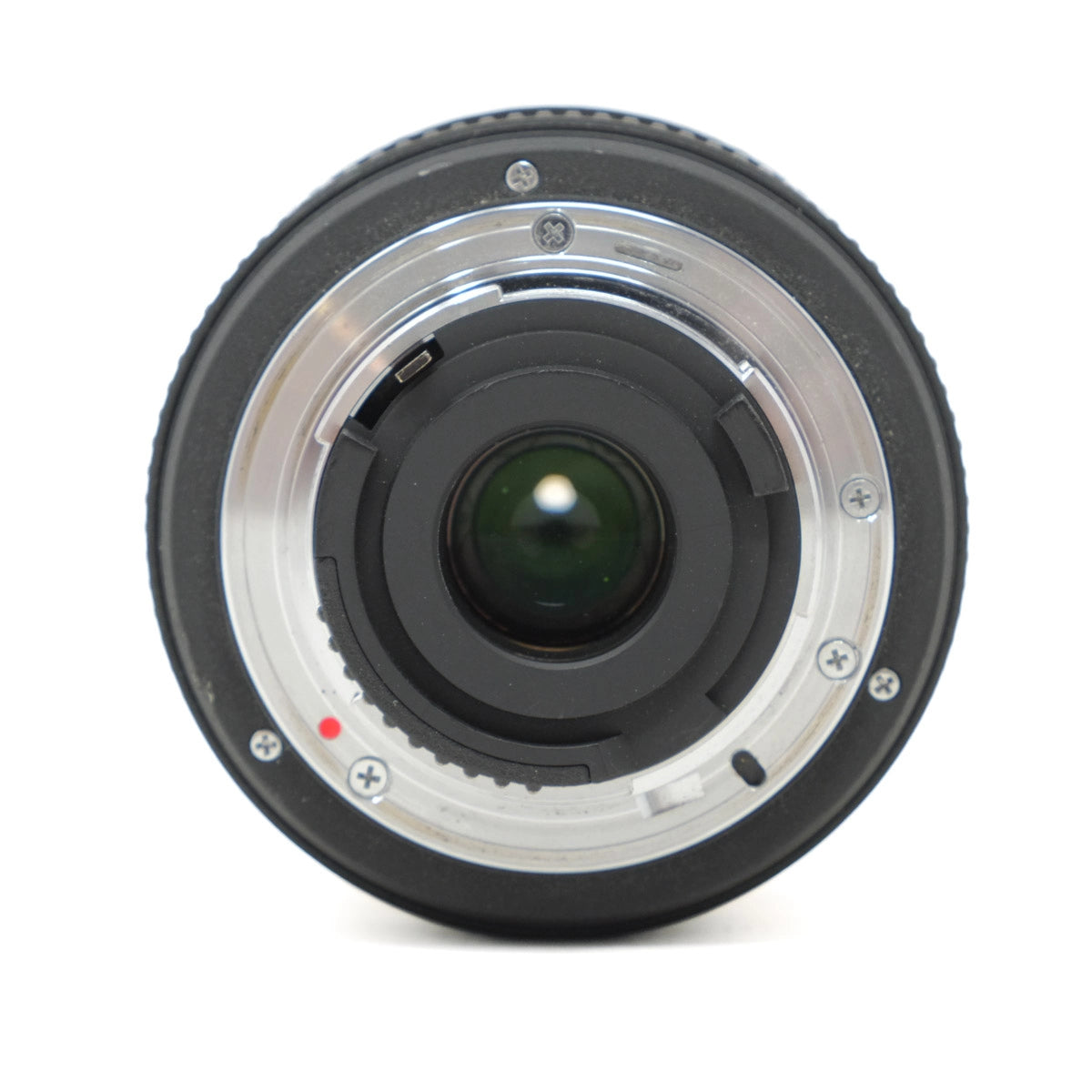 Camera lens on a white background