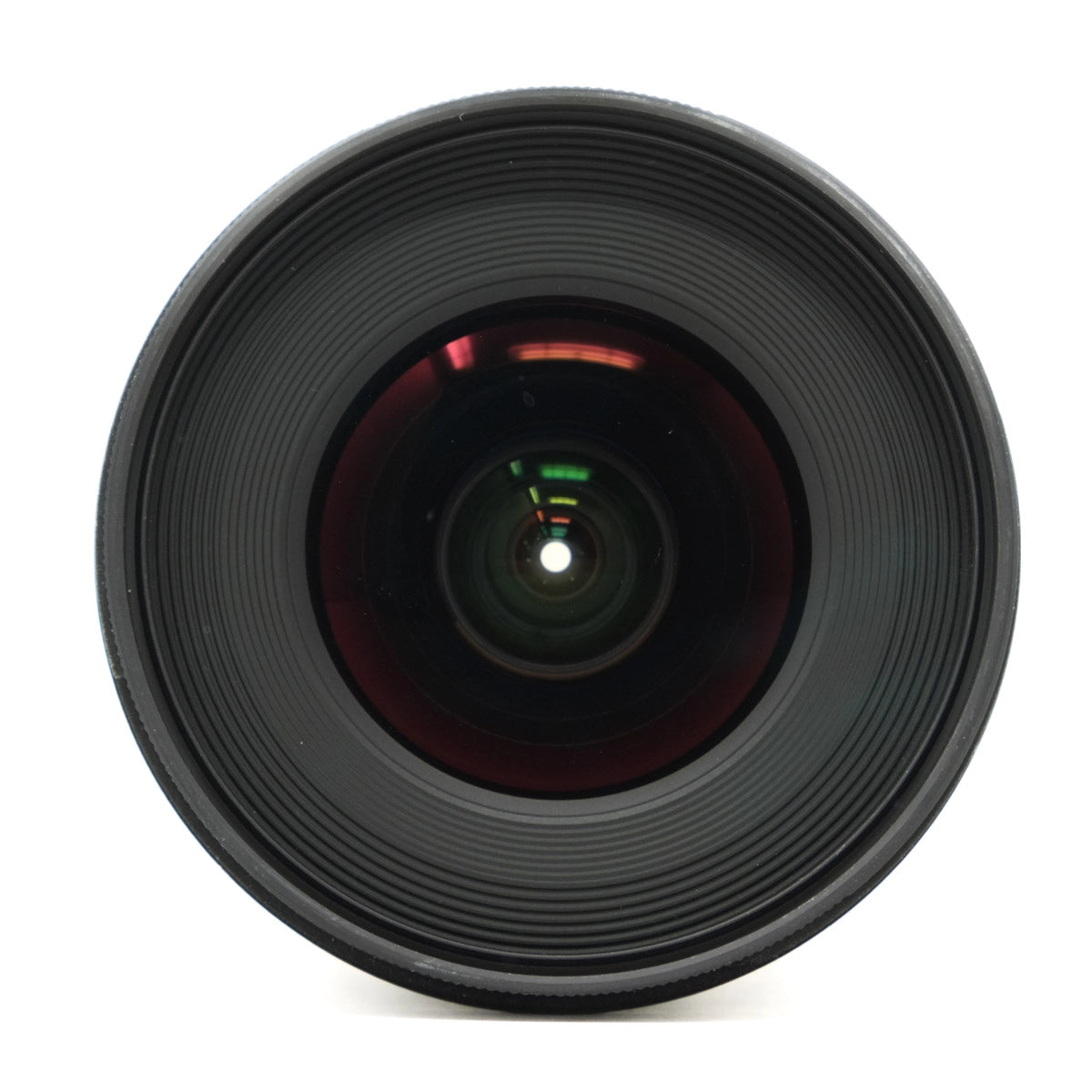 Camera lens on a white background