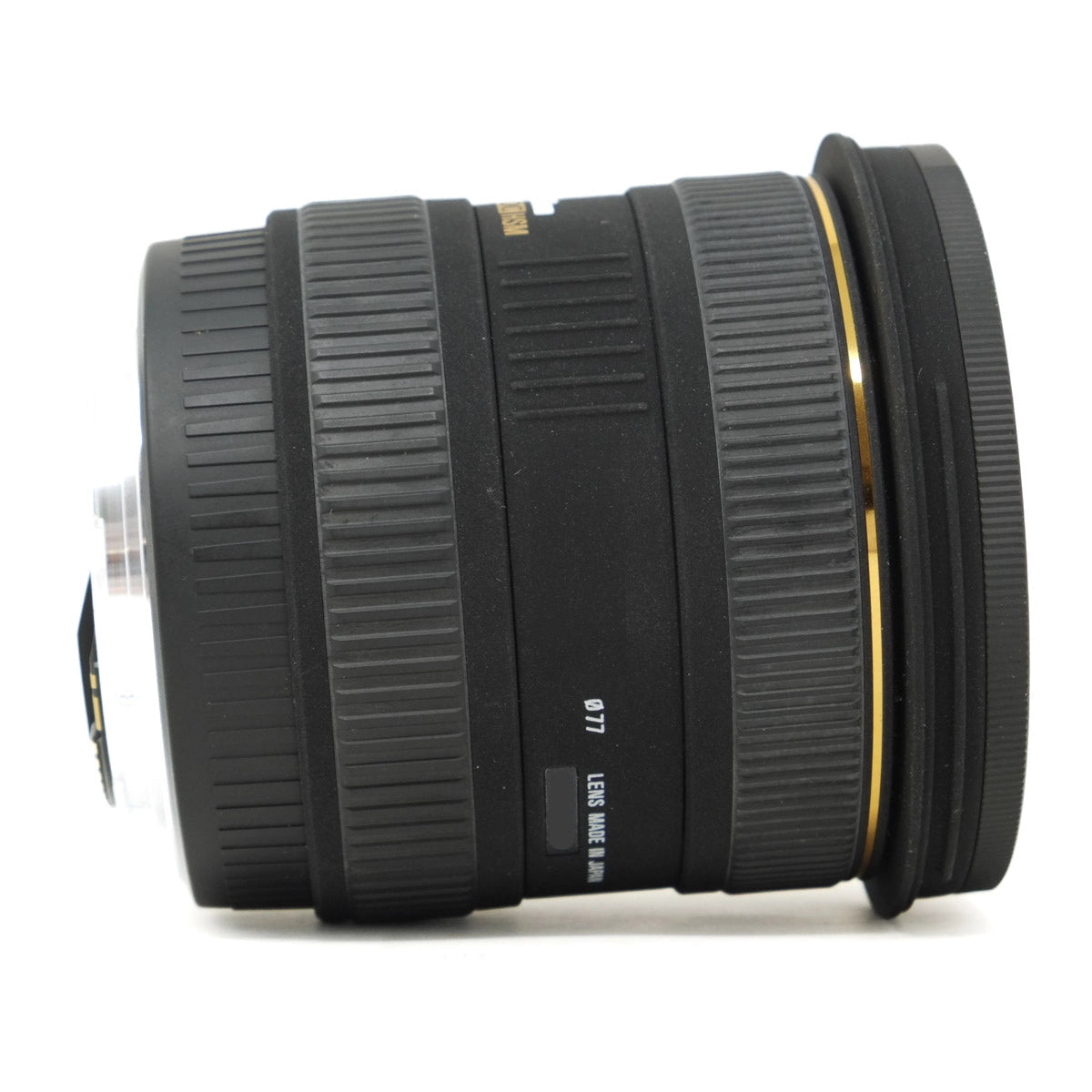 Camera lens on a white background