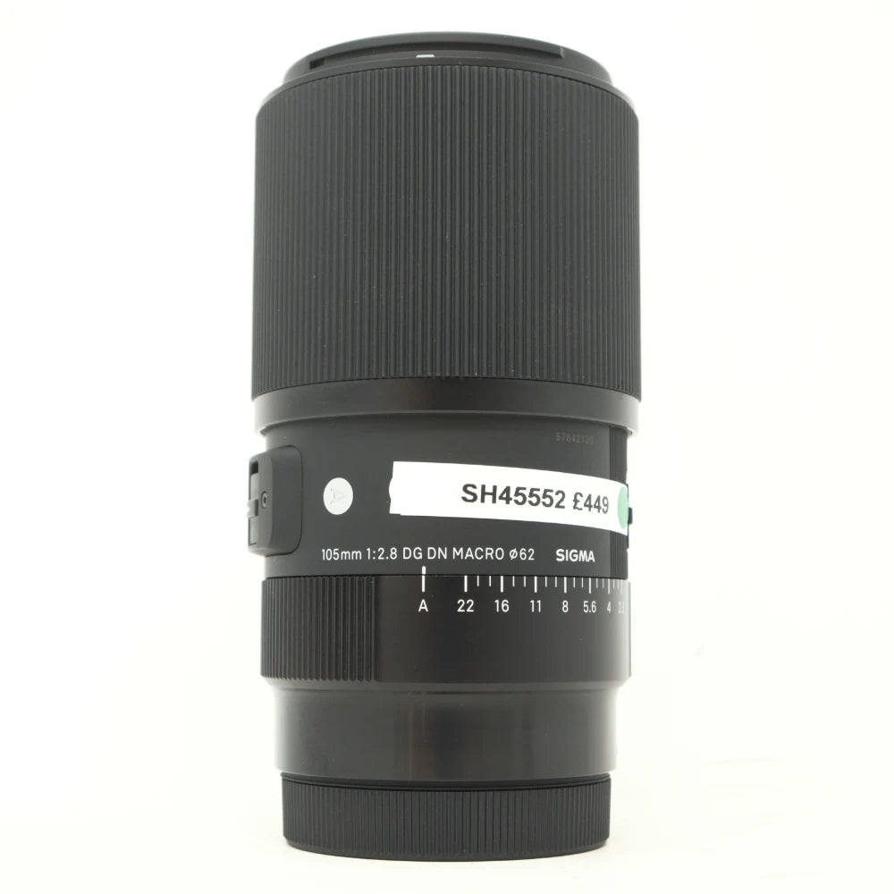 Used Sigma 105mm F2.8 Macro DG DN Lens in L Mount(SH45552)