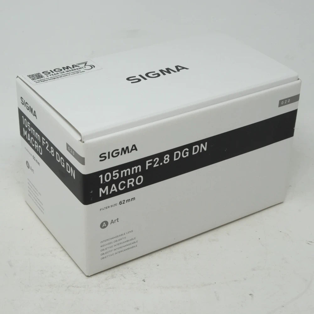 Used Sigma 105mm F2.8 Macro DG DN Lens in L Mount(SH45552)