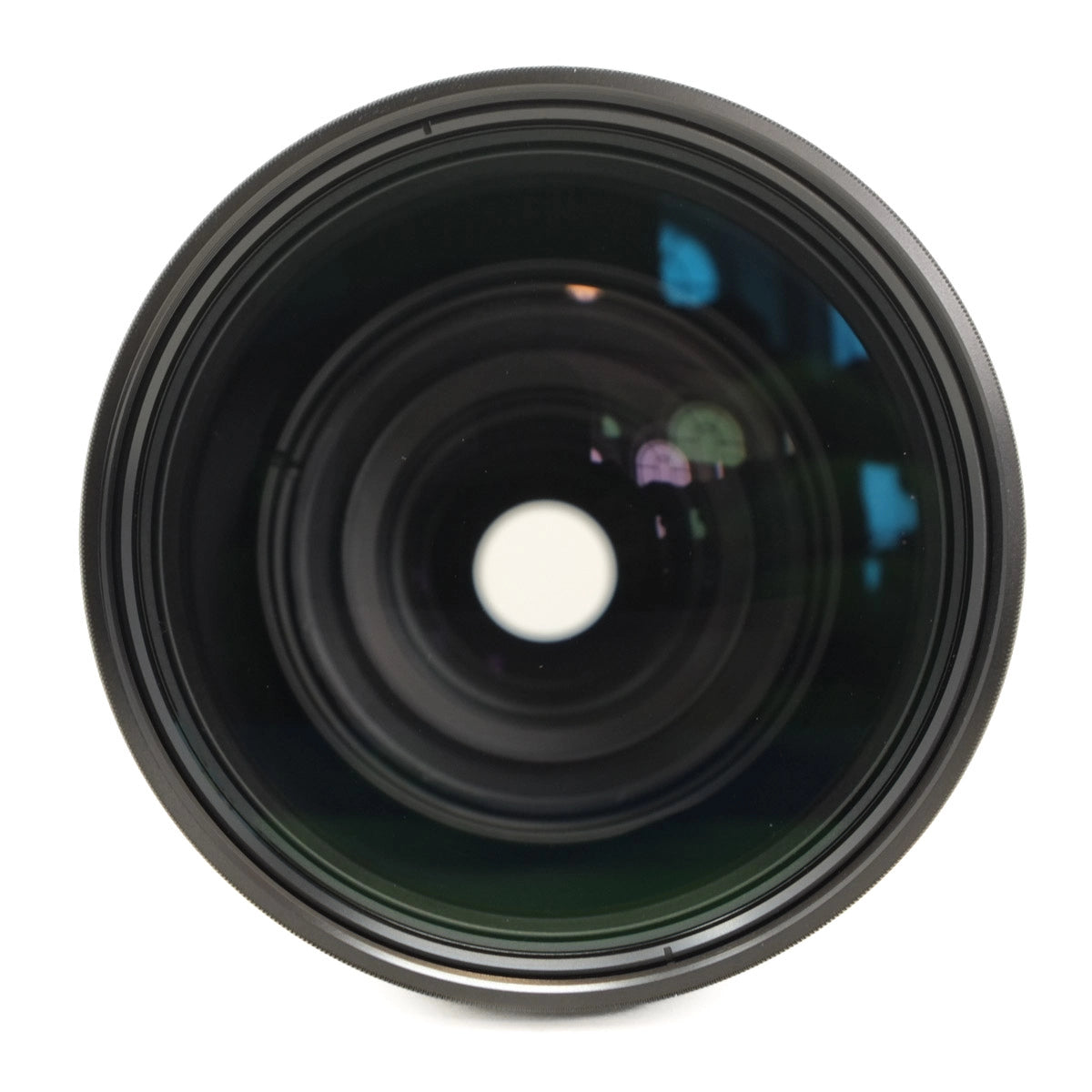 Camera lens on a white background