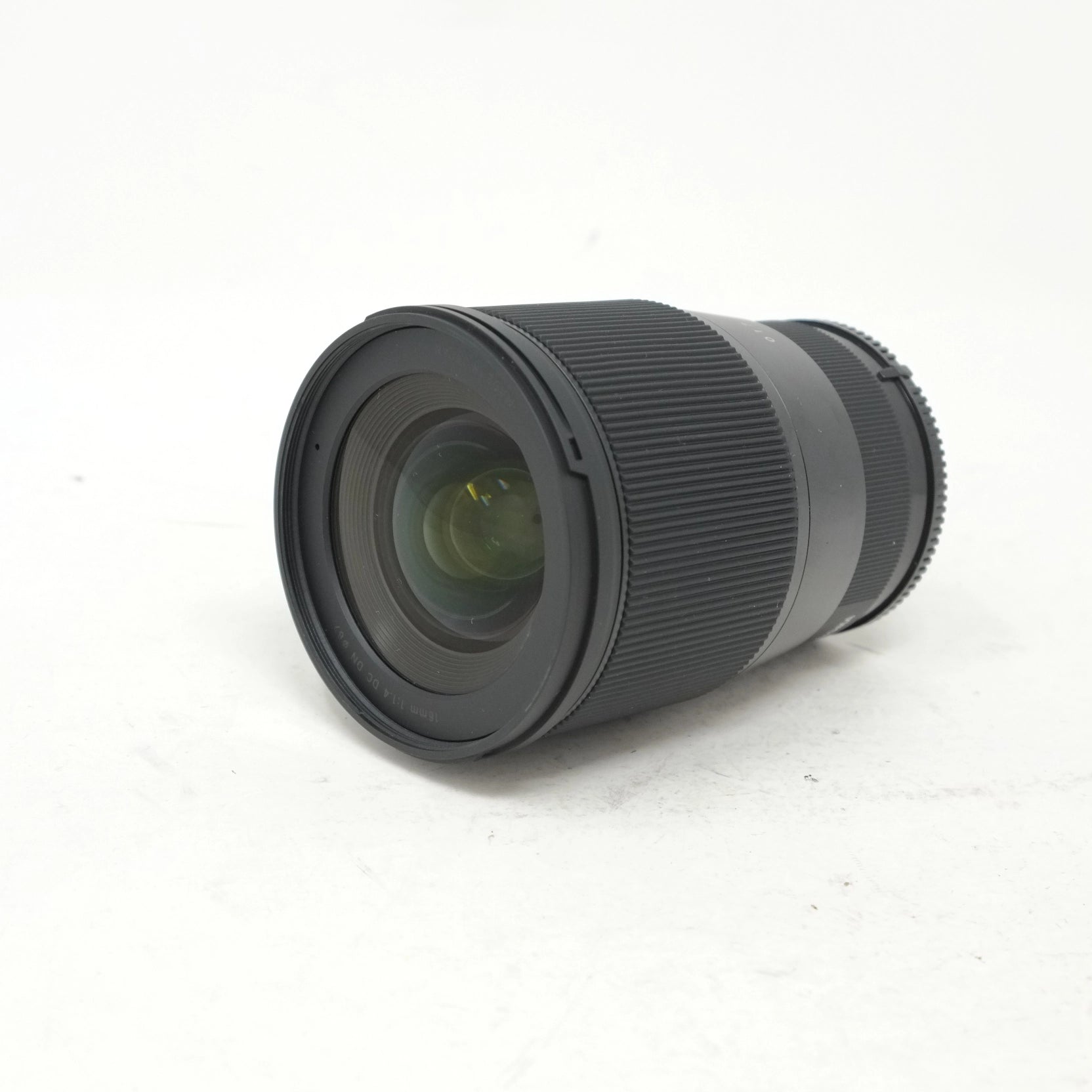 Camera lens on a white background