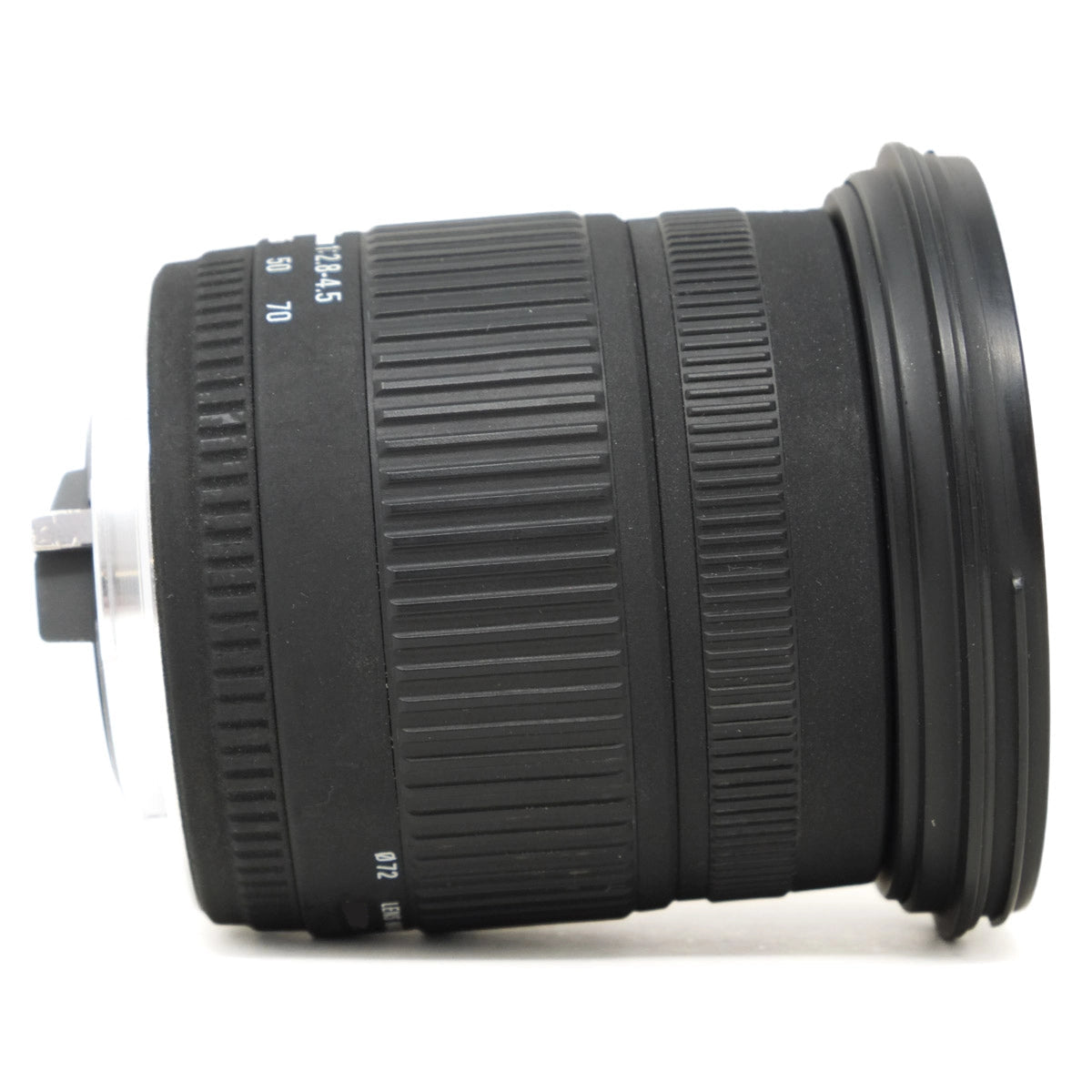 Camera lens on a white background