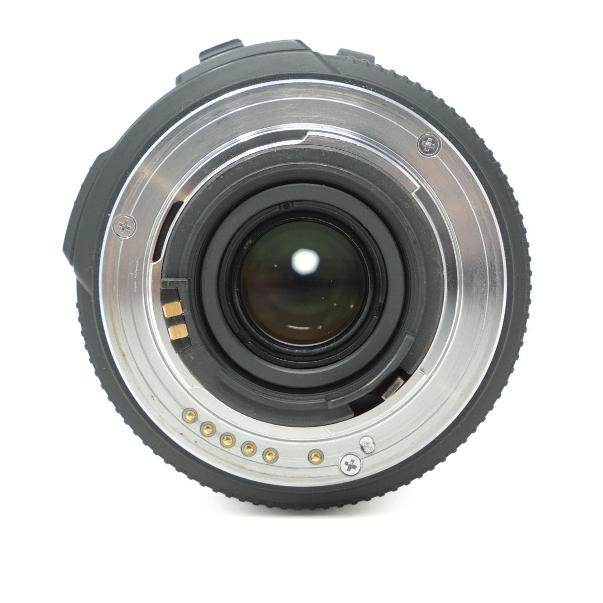 Camera lens on a white background