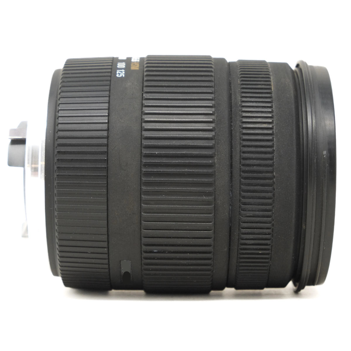 Camera lens on a white background