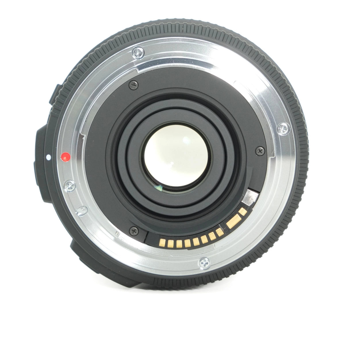 Camera lens on a white background