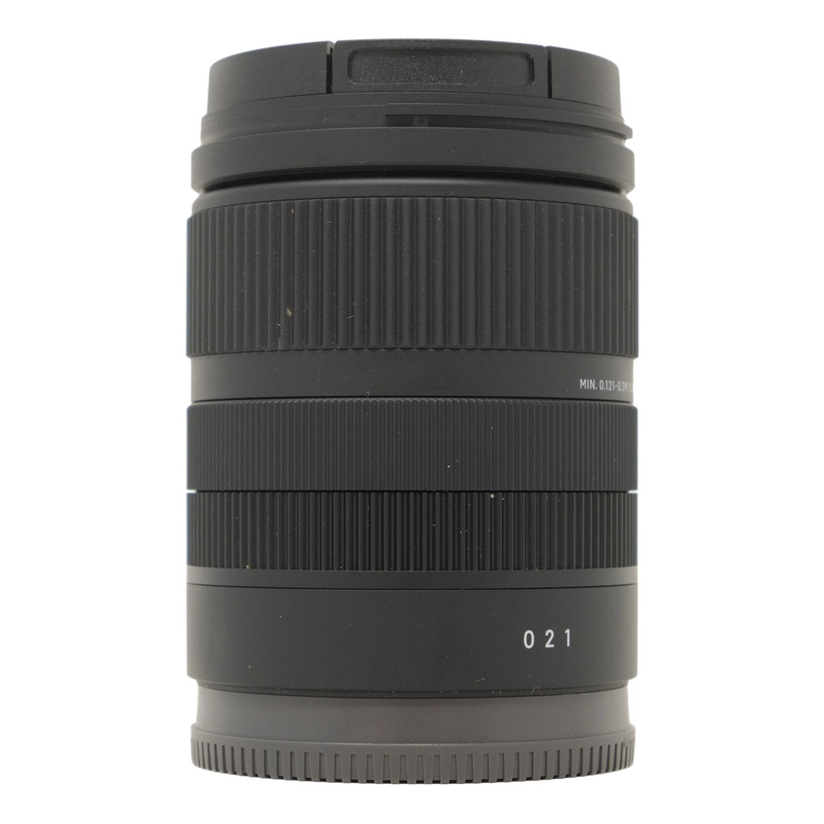 Used Sigma 18-50mm F2.8 DC DN Contemporary lens in Sony Mount - side angle
