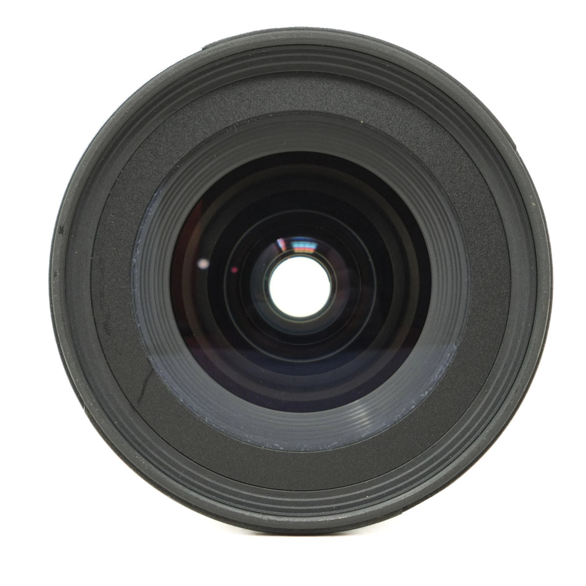 Camera lens on a white background