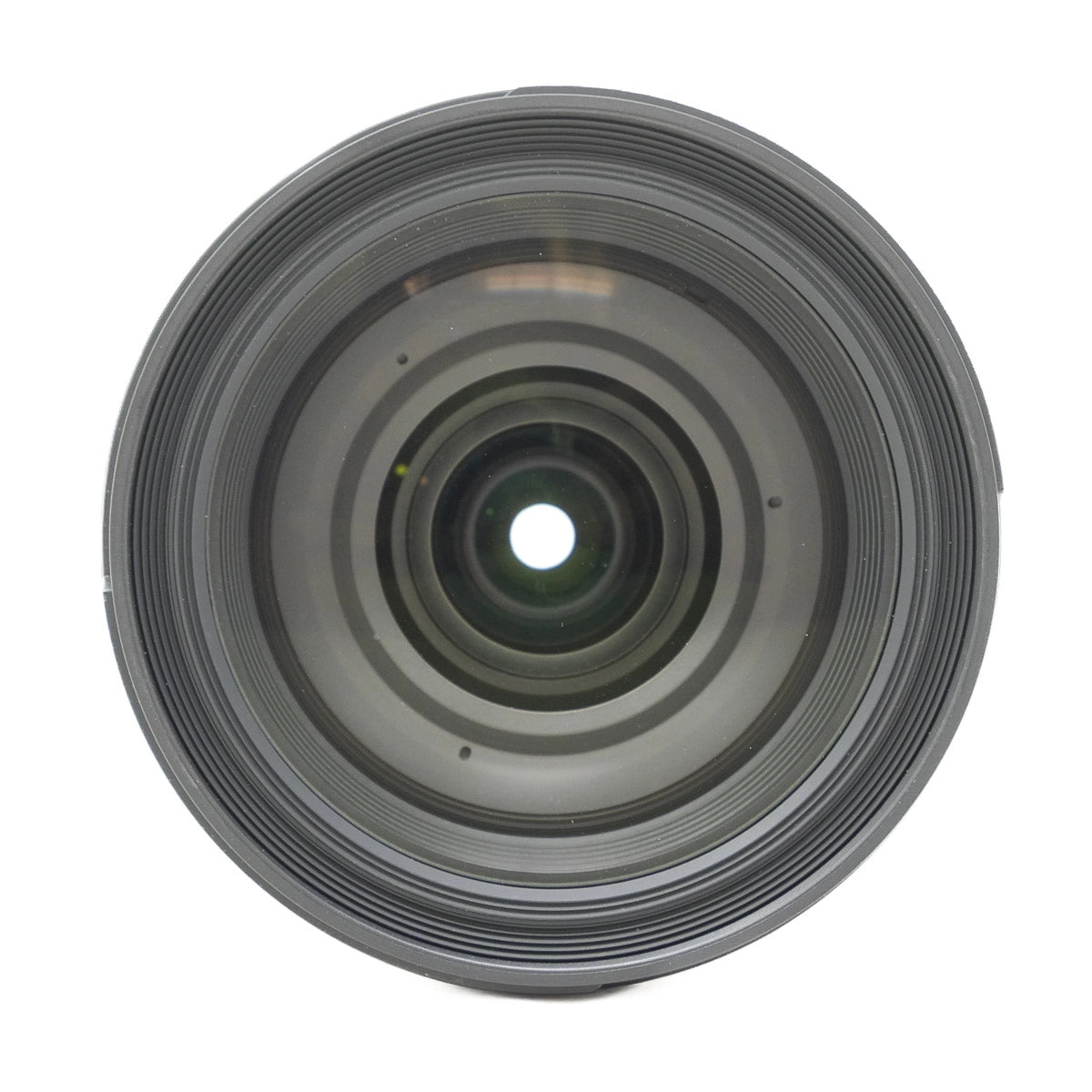 Camera lens on a white background