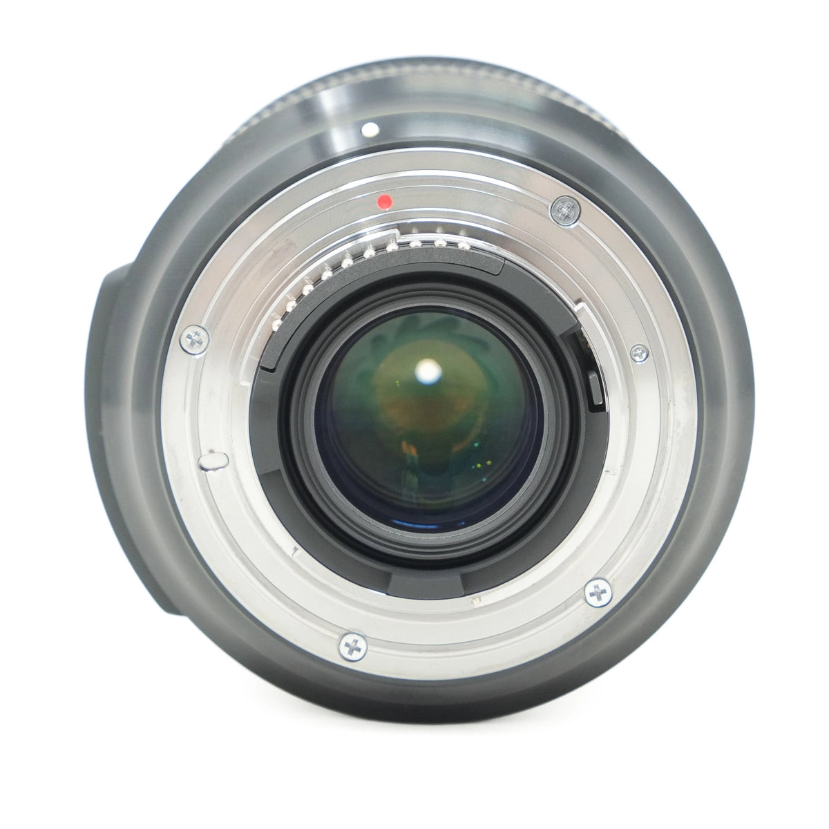 Camera lens on a white background