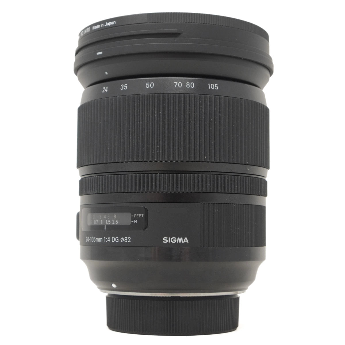 Used Sigma 24-105mm f4 DG OS Lens in Nikon F Mount - side angle