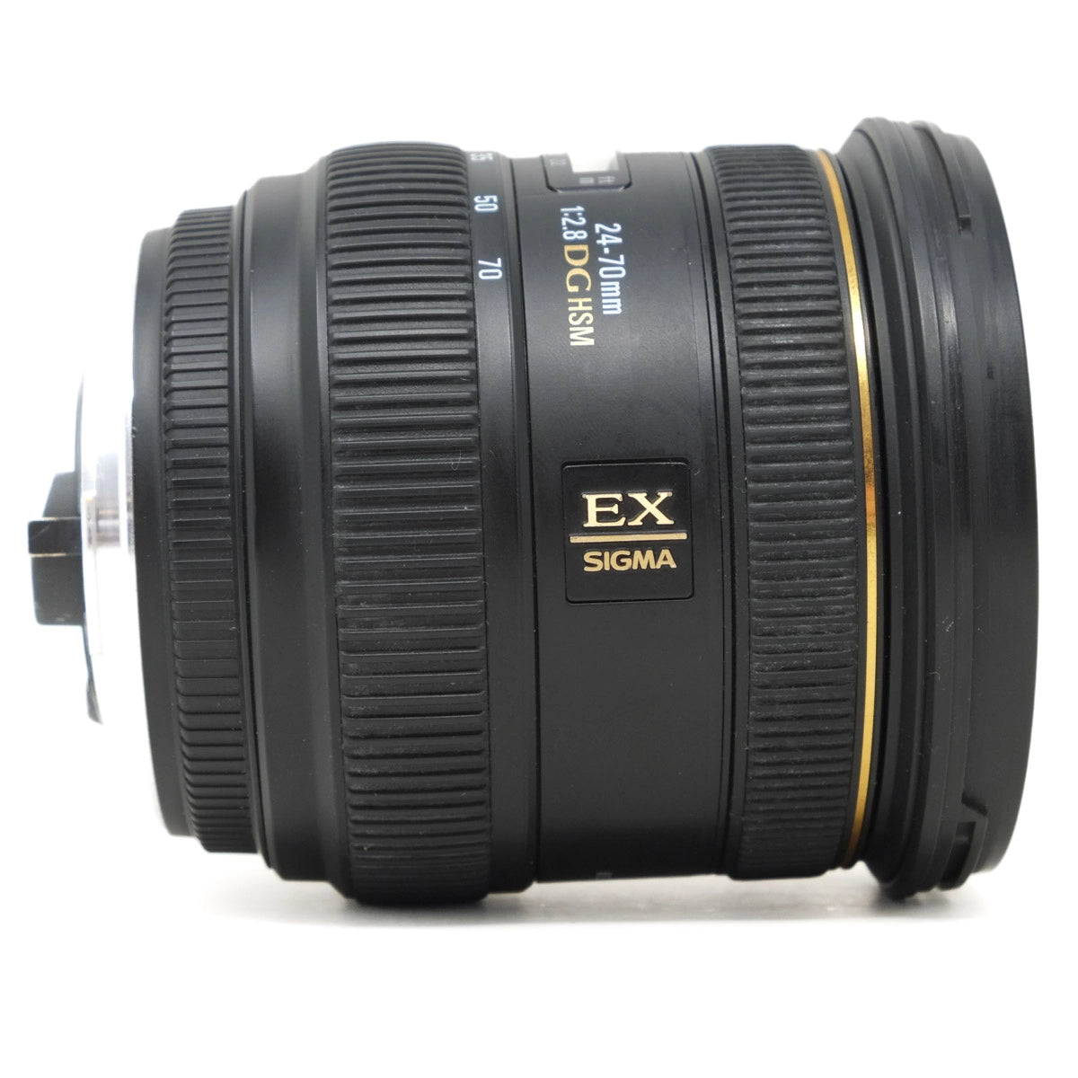 Sigma EX lens on a white background