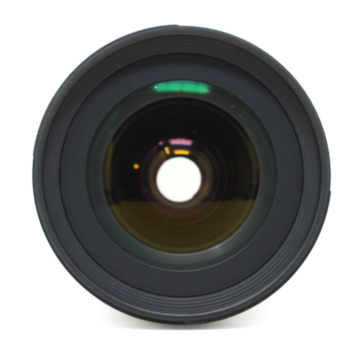 Camera lens on a white background