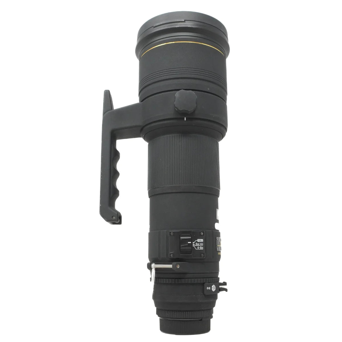 Used Sigma 500mm F4.5 APO EX DG HSM Lens in Nikon F Mount - side angle