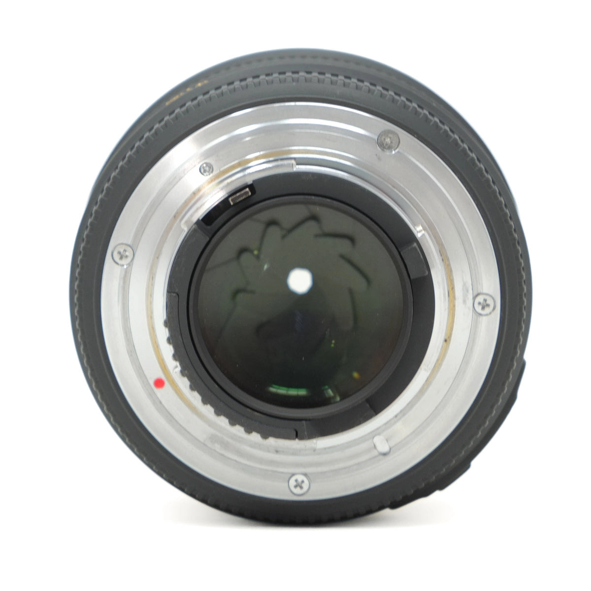 Camera lens on a white background