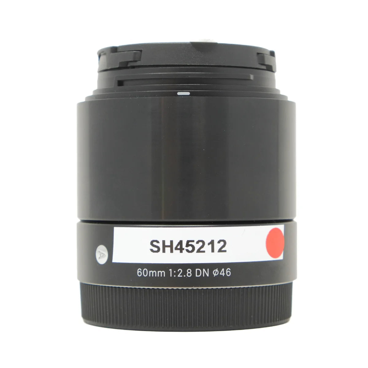 Used Sigma 60mm f2.8 DN Art Lens for Sony E - front angle