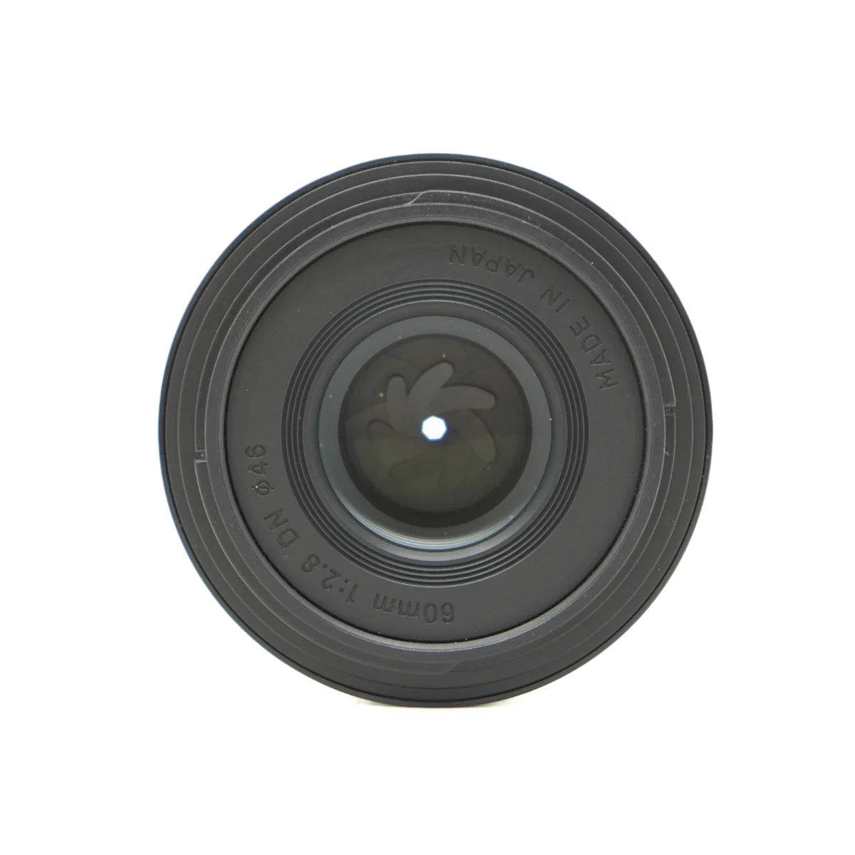 Used Sigma 60mm f2.8 DN Art Lens for Sony E - top angle