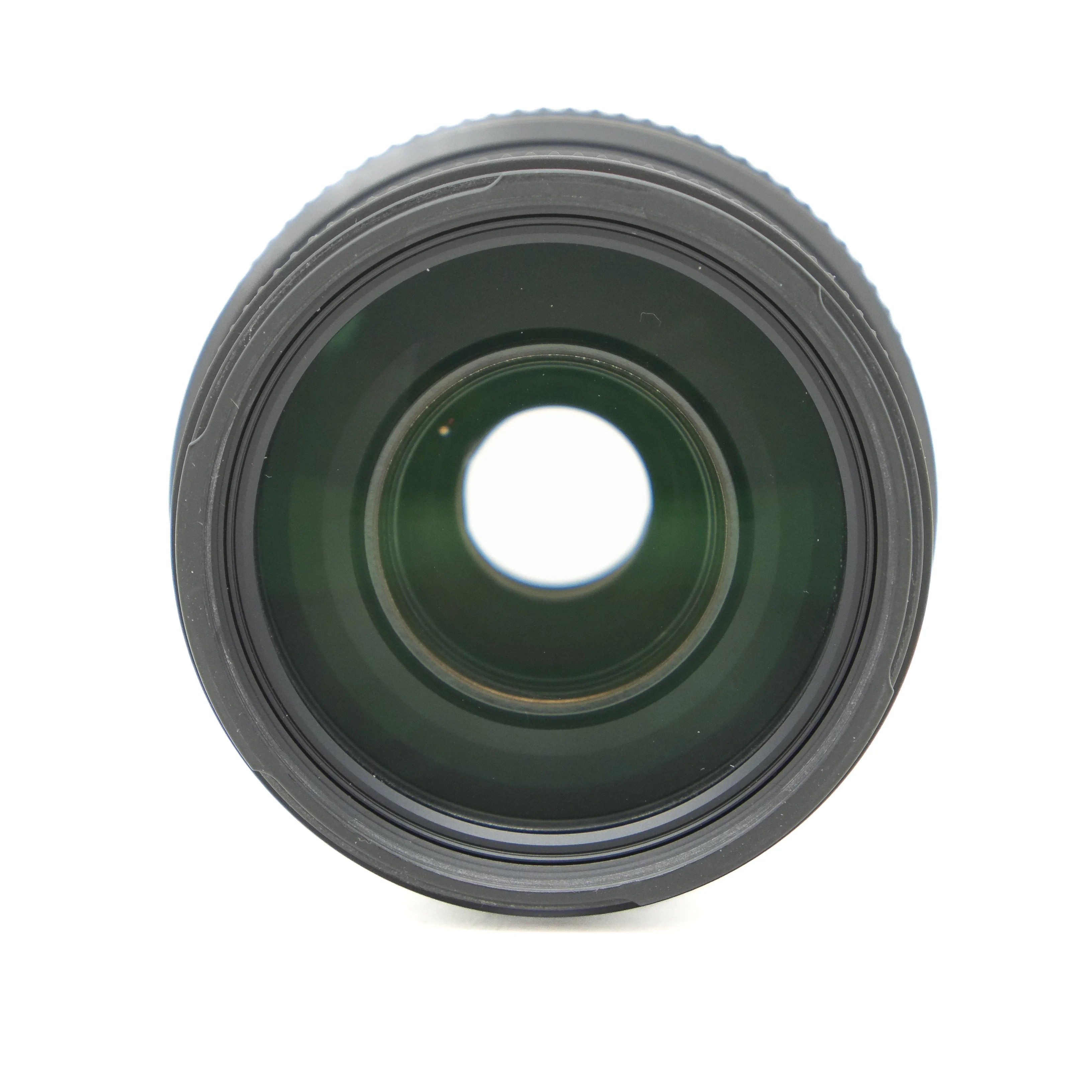 Camera lens on a white background