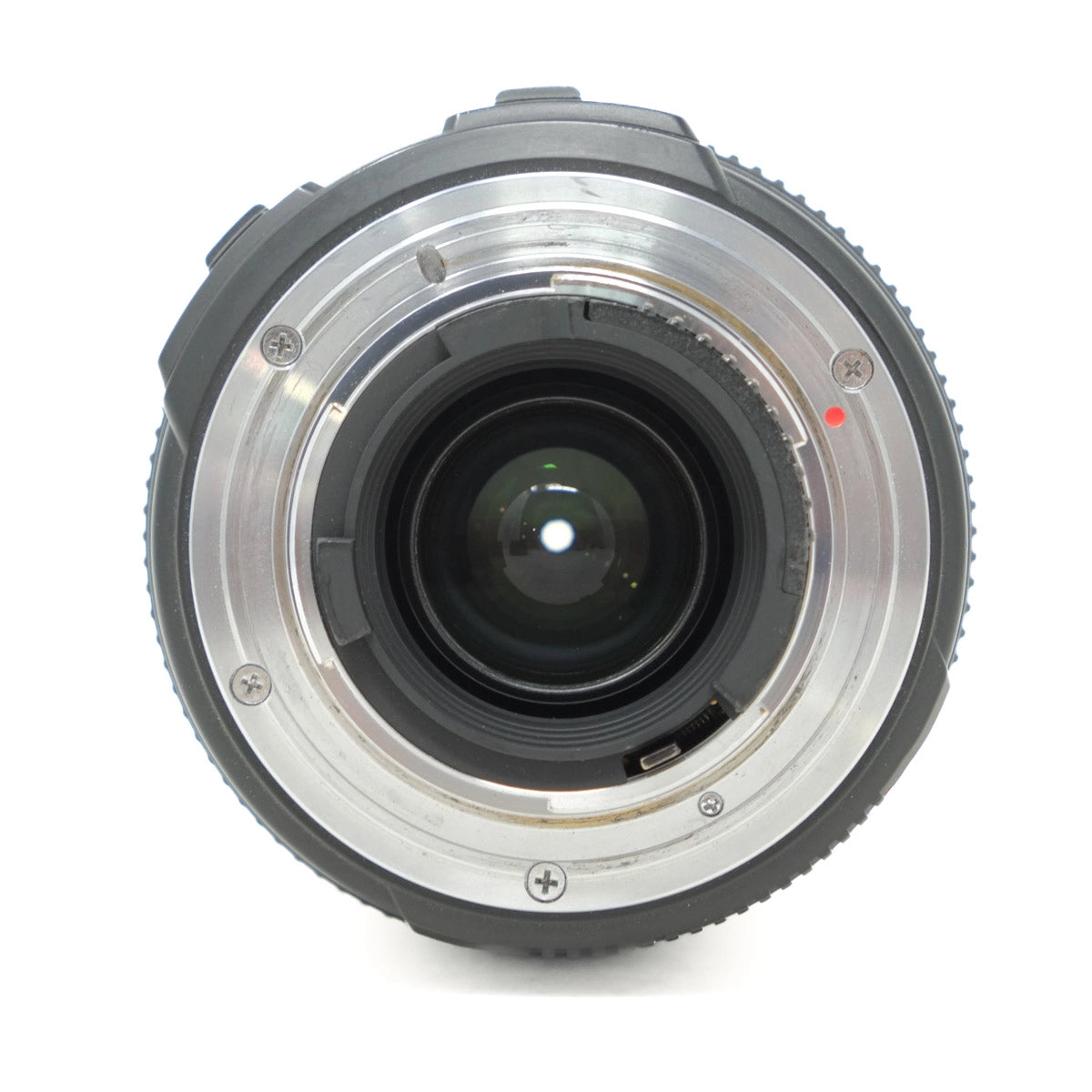 Camera lens on a white background