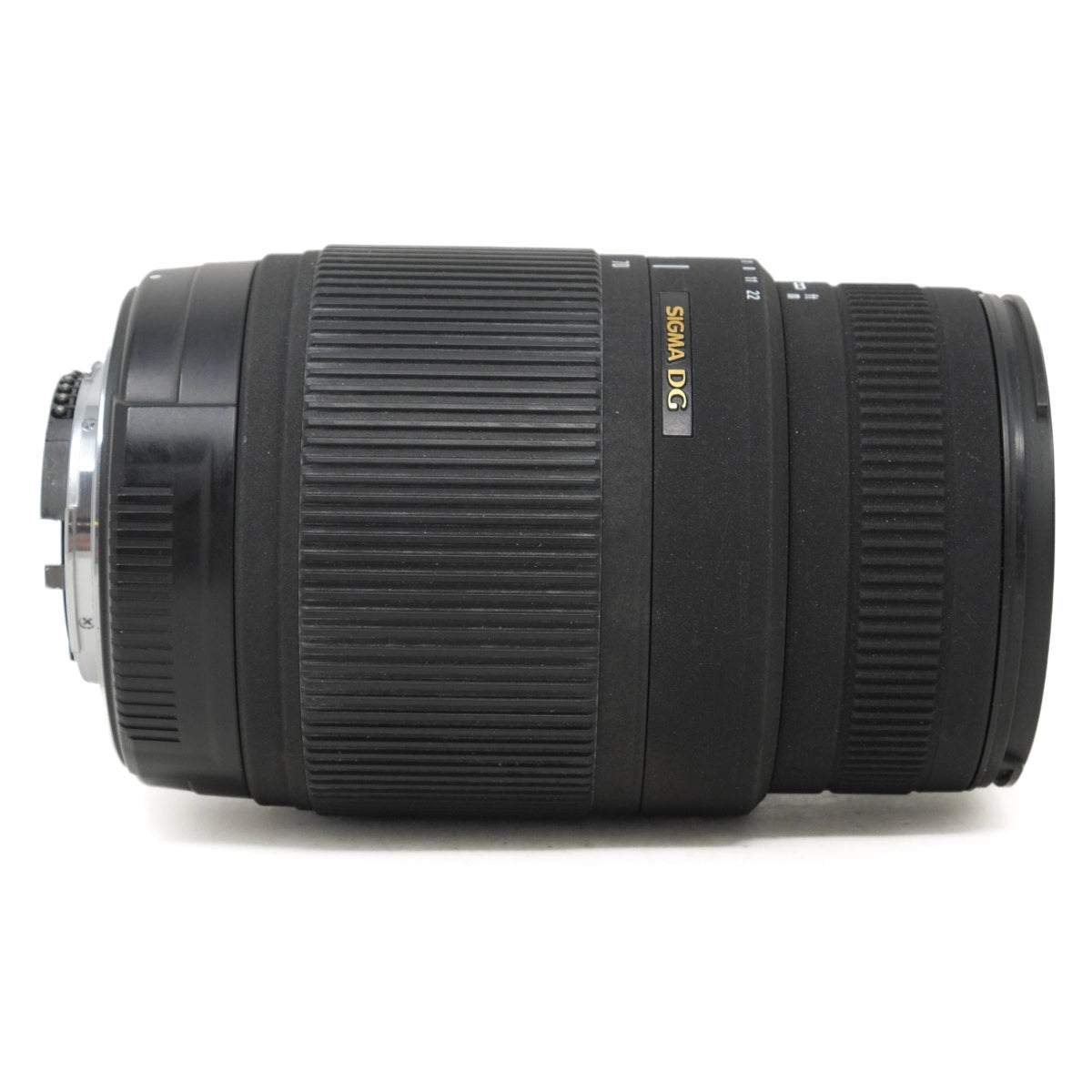 Camera lens on a white background