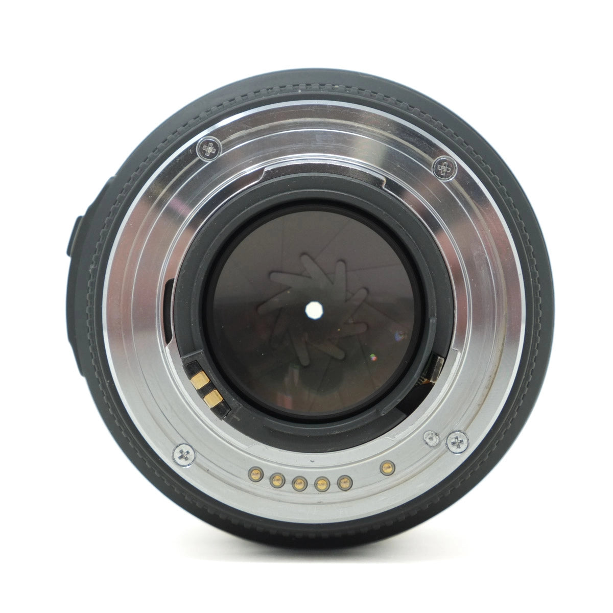 Camera lens on a white background