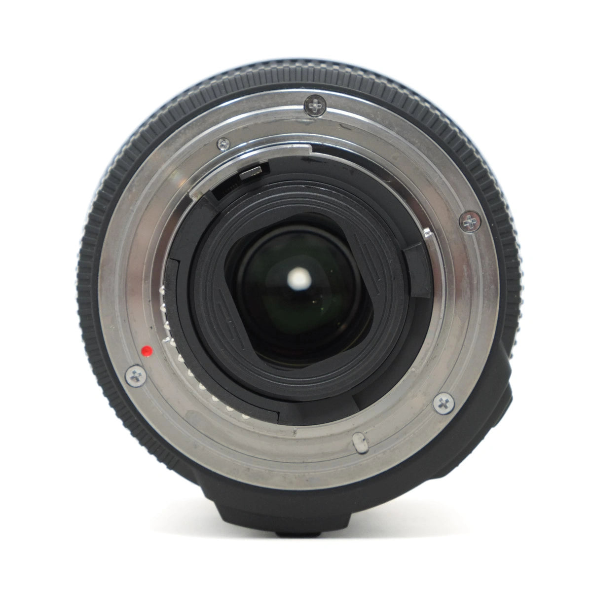 Camera lens on a white background