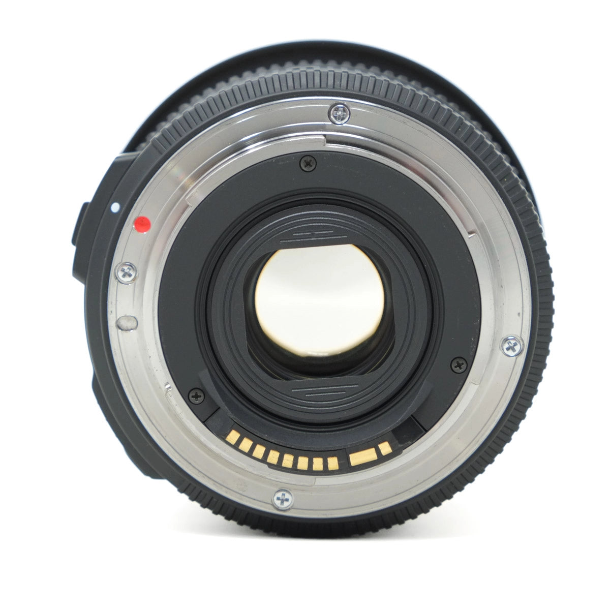 Camera lens on a white background