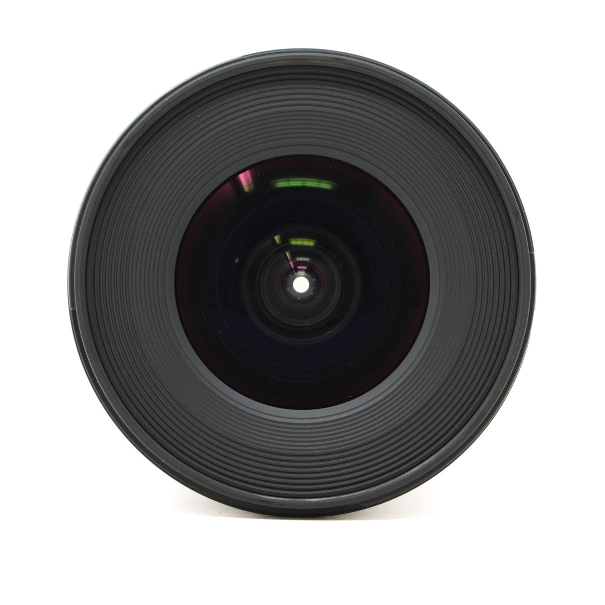 Camera lens on a white background