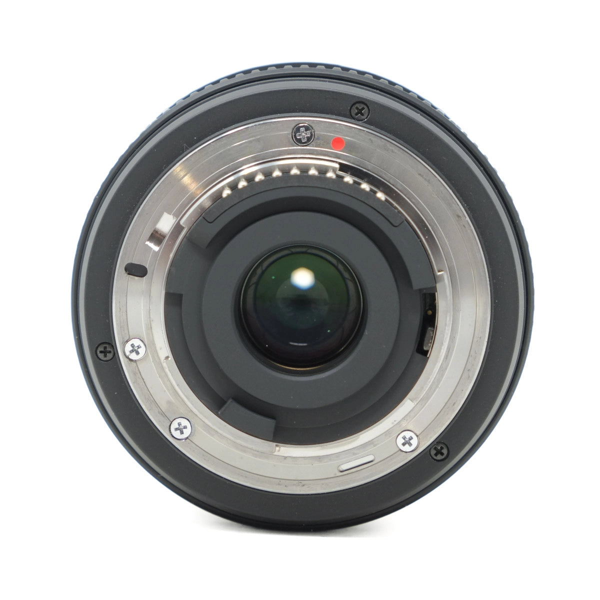 Camera lens on a white background