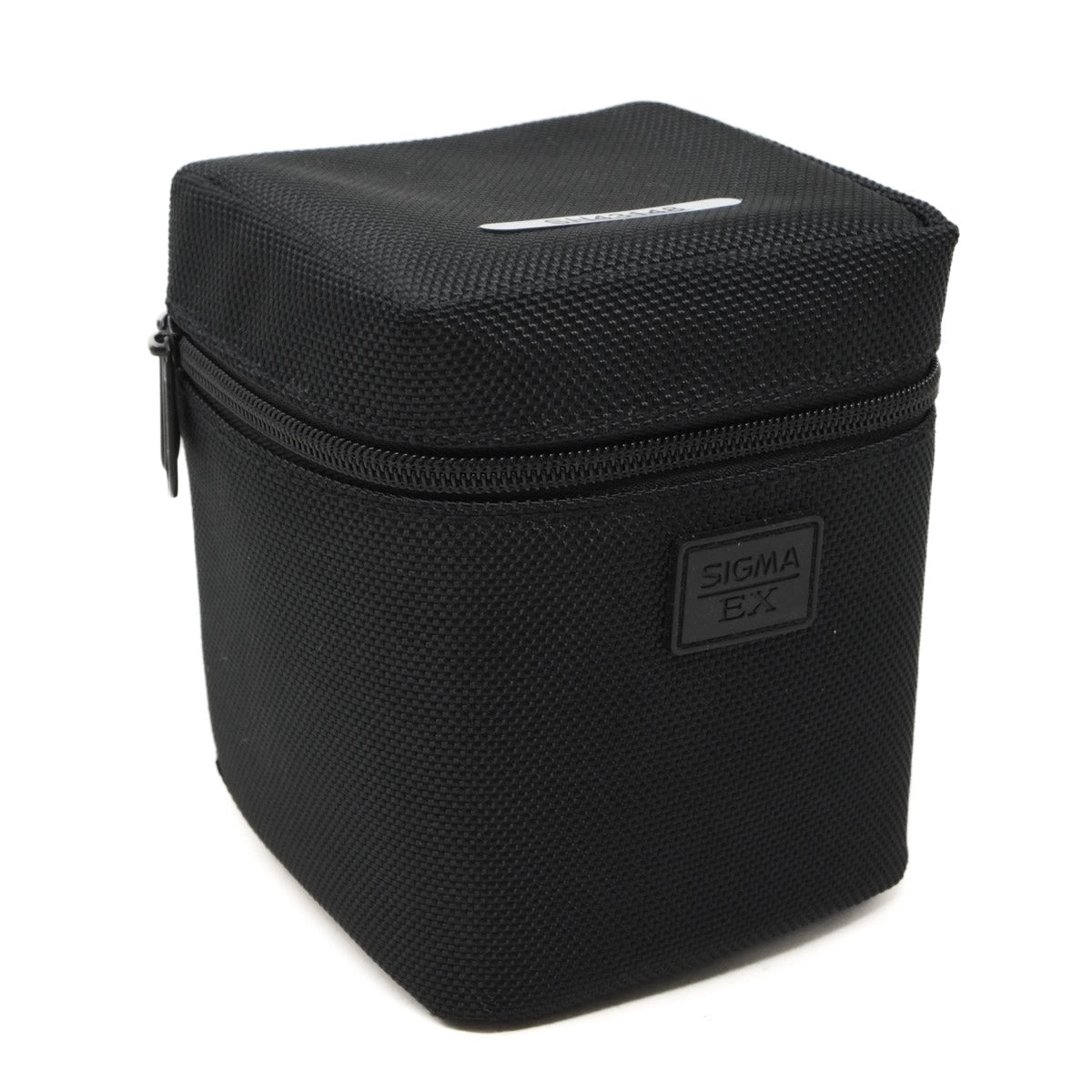 Black camera case with Sigma EX logo on a white background