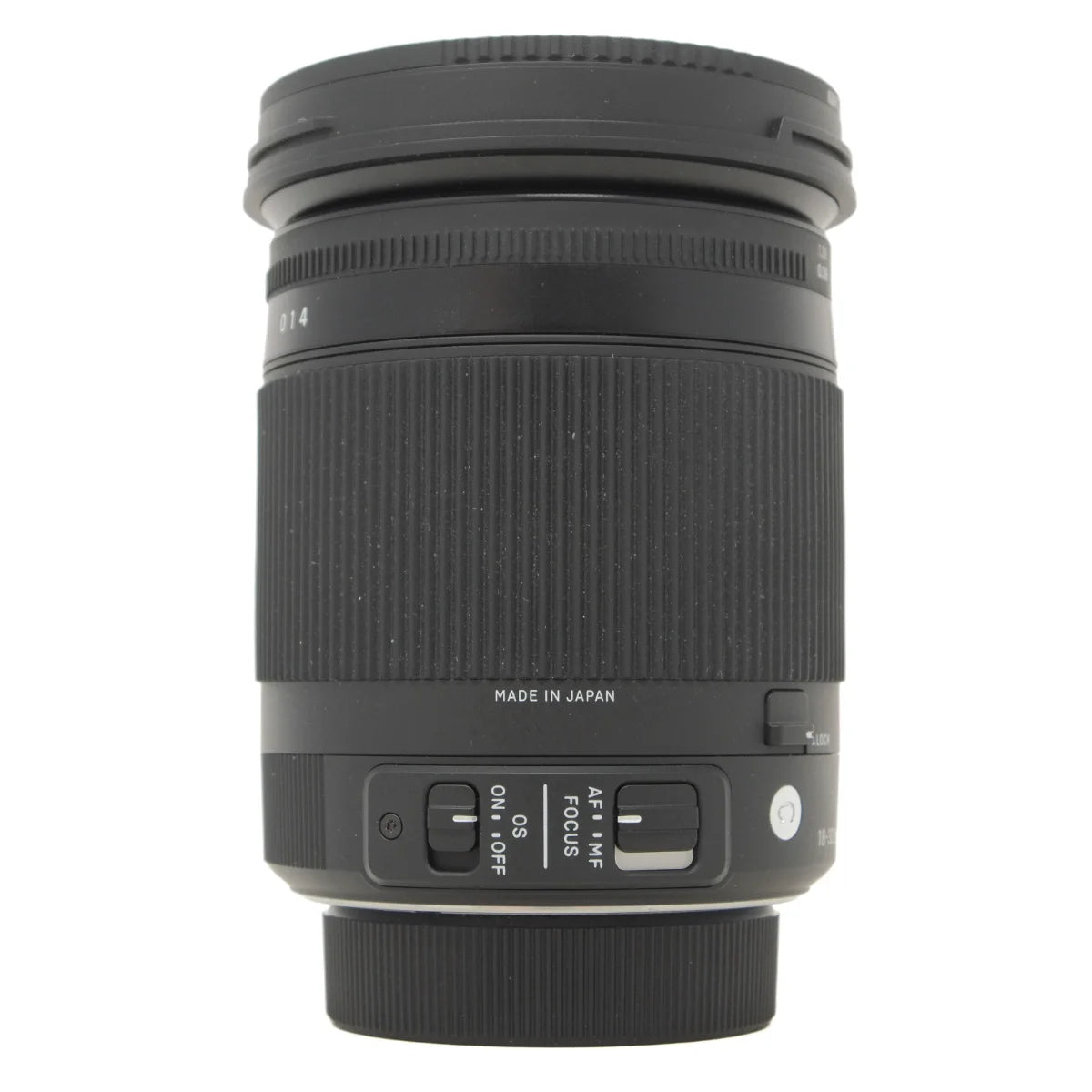 Used Sigma DC 18-300mm F3.5-6.3 DC Lens in Nikon F mount - side angle