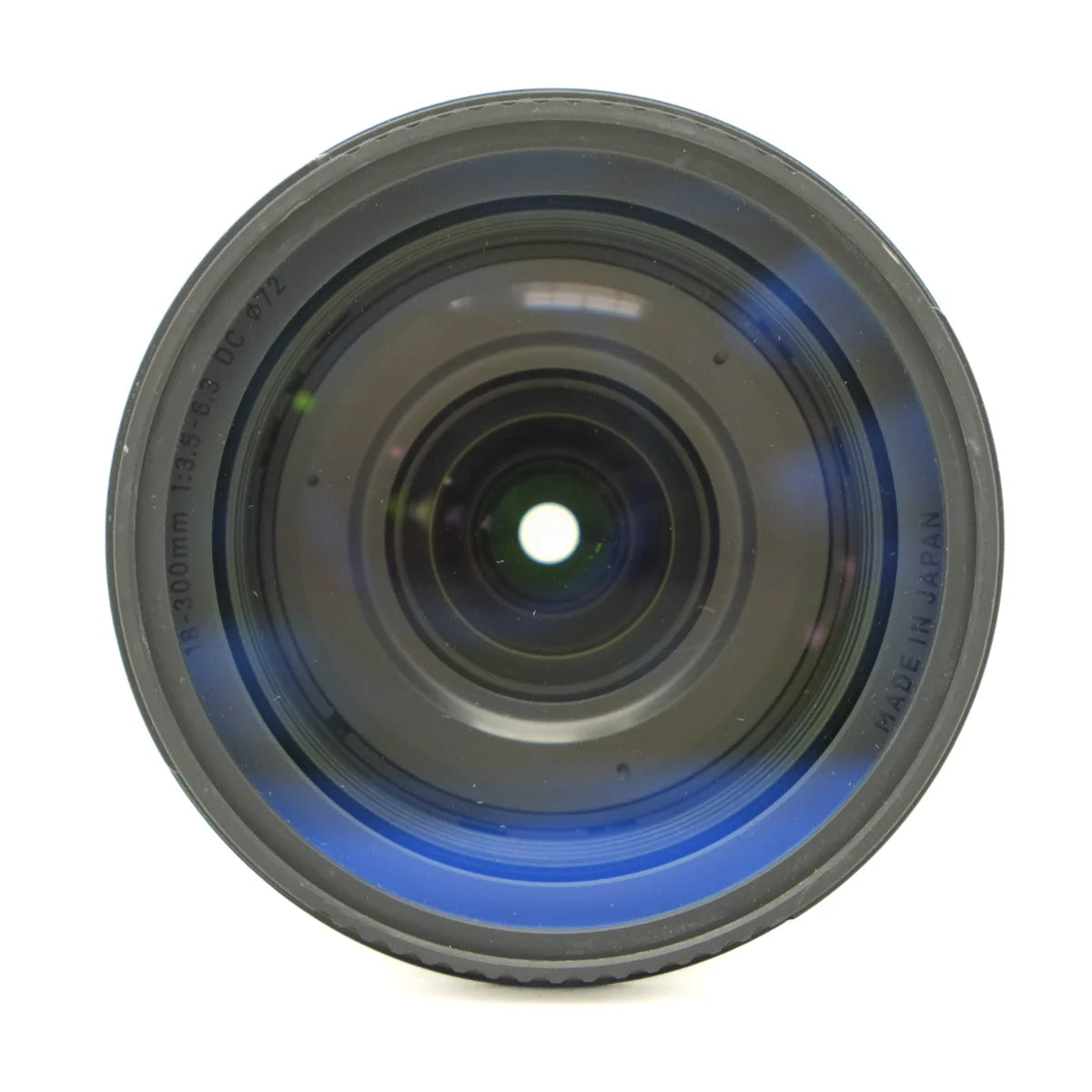 Used Sigma DC 18-300mm F3.5-6.3 DC Lens in Nikon F mount - top angle